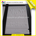 Hot sale cusotm transparent plastic transparent business card paper